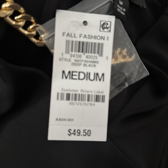 New w/tags INC International Concepts Black Asymmetrical Sleeveless Tank Top
Med - Picture 7 of 7